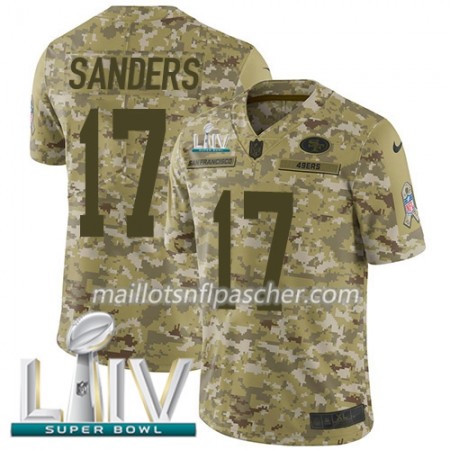 Maillot San Francisco 49ers Emmanuel Sanders 17 Nike 2018 Salute To Service 2020 Super Bowl LIV - Homme